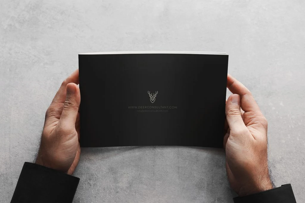 Brochure Deer project image 6 by 8 Digital