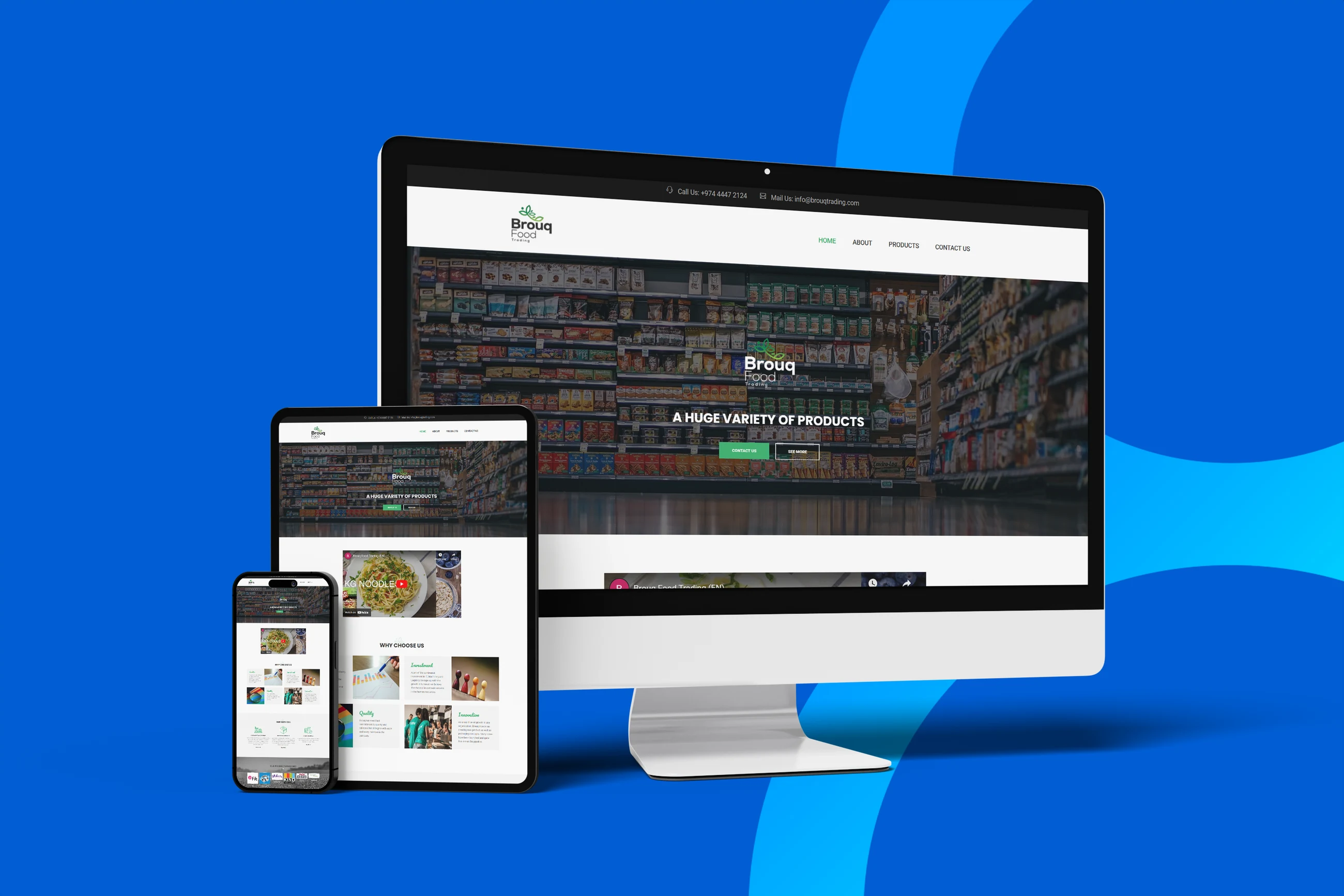 Brouq Trading Website project image 1 by 8 Digital