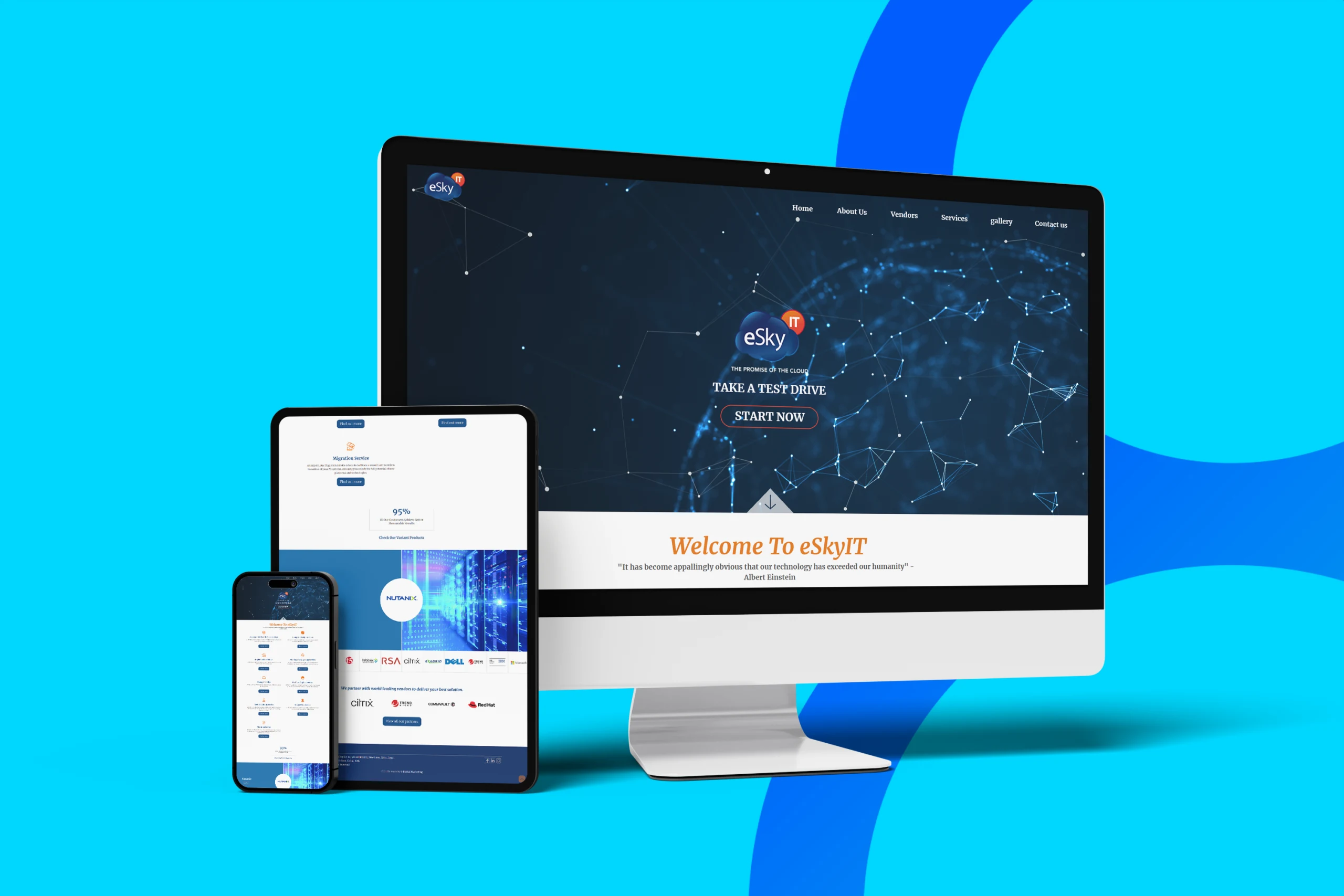 Esky IT Website project by 8 Digital Marketing Agency