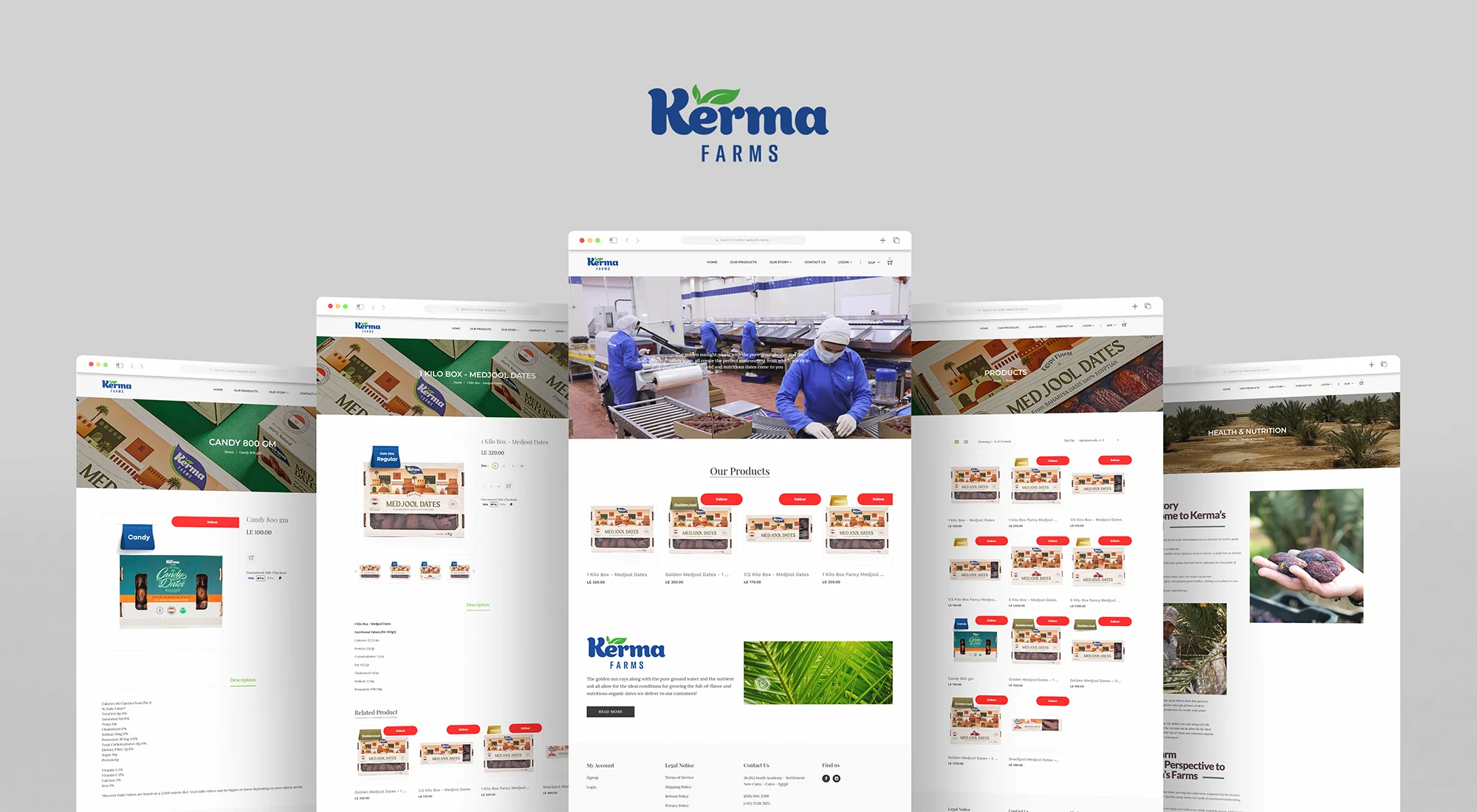 Kermafarms Website project image 2 by 8 Digital