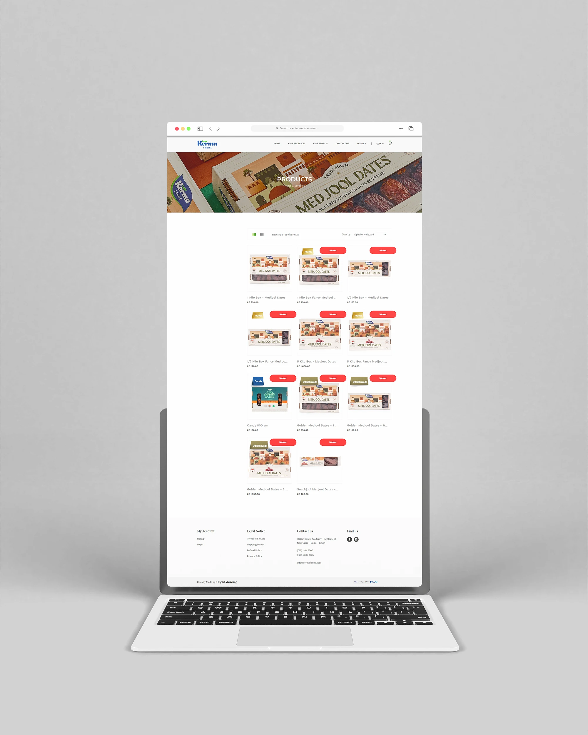 Kermafarms Website project image 3 by 8 Digital