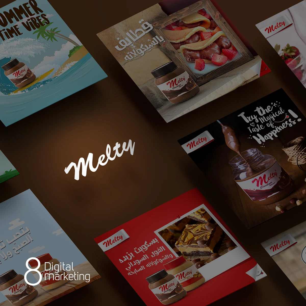 Melty — Social Media project by 8 Digital Marketing Agency